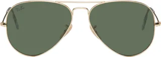 Ray-Ban Gold Aviator Classic Sunglasses