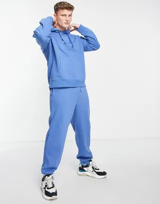 Topman oversized sweatpants in blue - part of a set