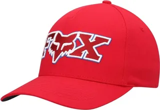 Men's Red Ellipsoid Flex Hat