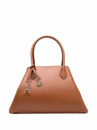 Paris leather tote bag