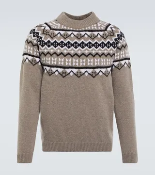 Wool and cashmere sweater
