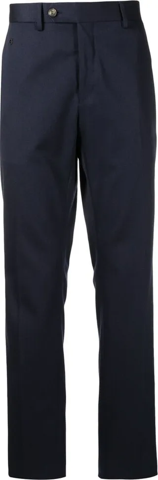 Slim-Cut Tailored Trousers