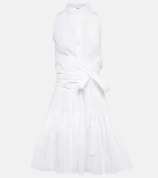 Cotton poplin minidress