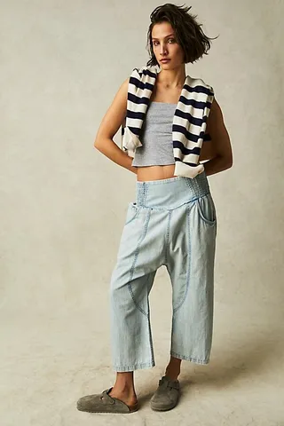 Lunan Crop Harem Jeans by We The Free at Free People