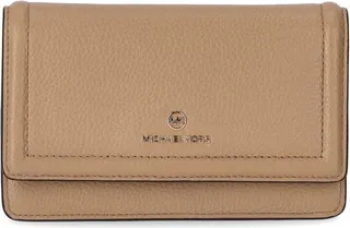 Michael Kors Jet Set Charm Phone Beige Crossbody Bag