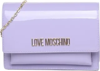 Love Moschino Logo-Lettering Chain-Linked Crossbody Bag