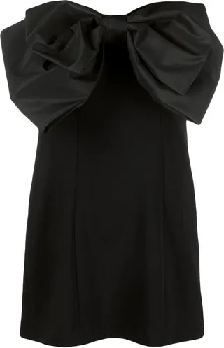 Bow-Detail Strapless Minidress