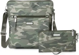 Baggallini Go Bagg with RFID Wristlet - Green