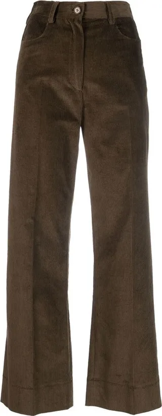 Maelle corduroy cropped trousers