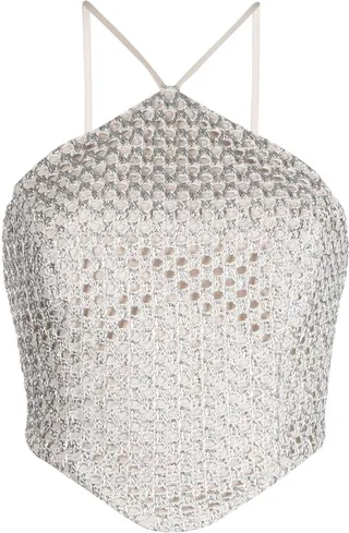 Soiree Halter crop top