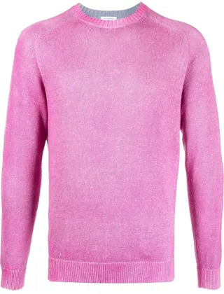 round neck long-sleeved T-shirt