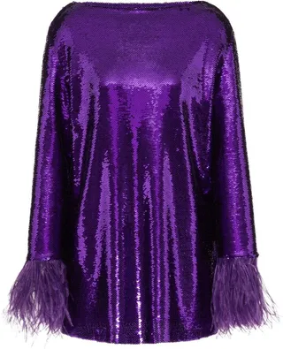 Tulle Illusione sequin minidress