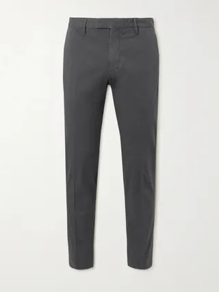 Venezia 1951 Slim-Fit Stretch-Cotton Trousers