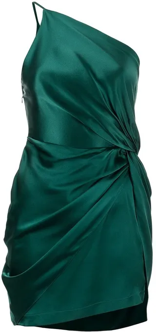 Knot-Detail Mini Dress