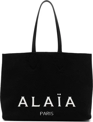 ALAÏA- Logo Shopping Bag