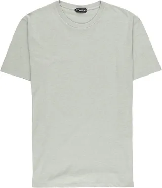 short-sleeved mélange T-shirt