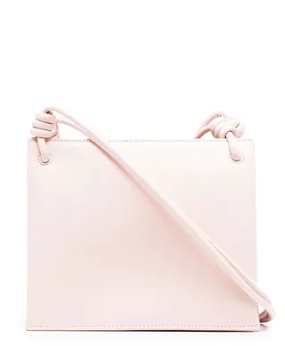 Knotted Leather Shoulder Bag