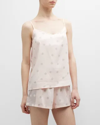 Digity Dots Scoop-Neck Cami