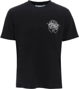 Off-White Logo Printed Crewneck T-Shirt