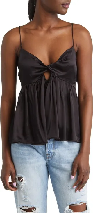 Twist Satin Camisole