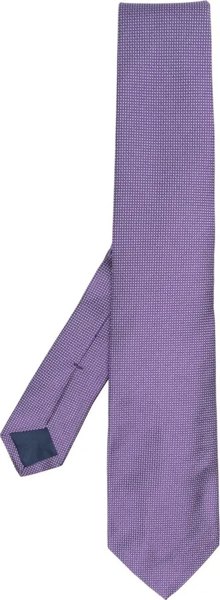 Pin Dot silk tie