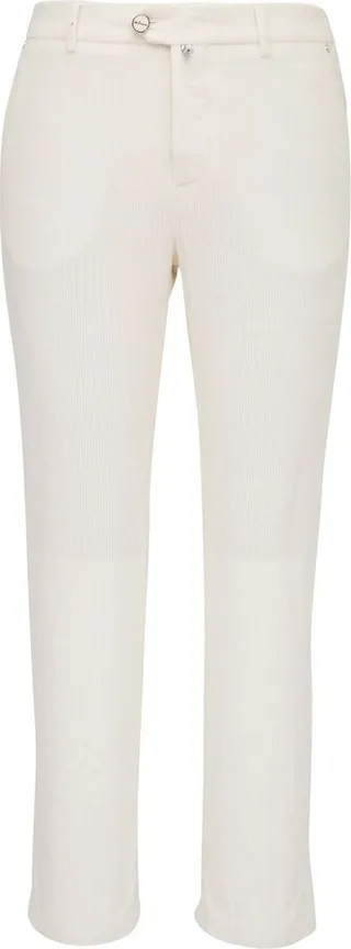 Cashmere-Blend Cropped Trousers