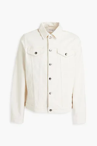 L'Homme faded denim jacket