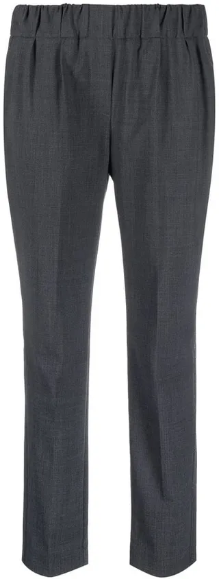 Cropped Tailored Trousers