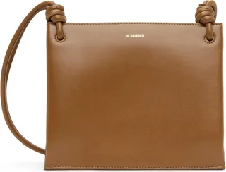 Jil Sander Brown Structured Bag