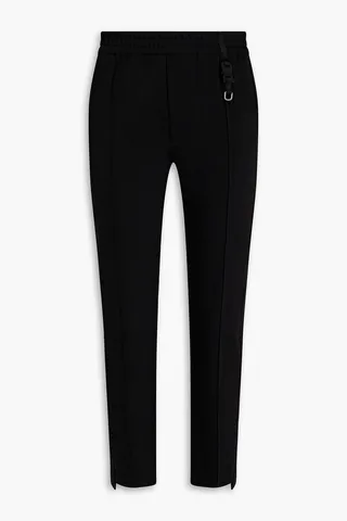 Stretch-twill track pants