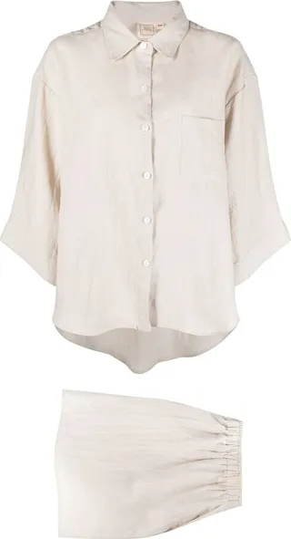 Neutral The 03 Linen Pyjama Set