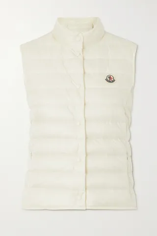 Moncler - Liane Quilted Shell Down Vest - White