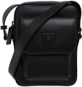 MCM Klassik Logo Printed Mini Crossbody Bag
