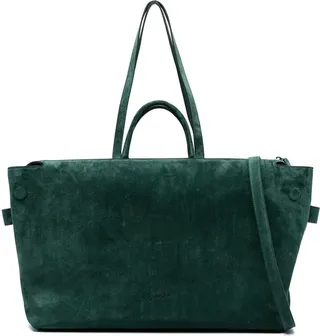 Multi-Strap Suede Tote