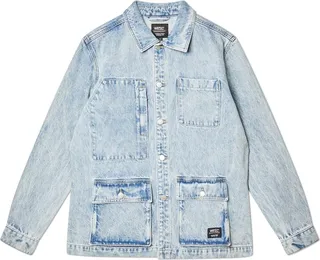Denim Button-Up Chore Jacket