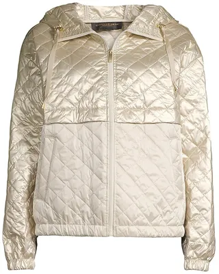 Matte To Shine Quilted Bomber