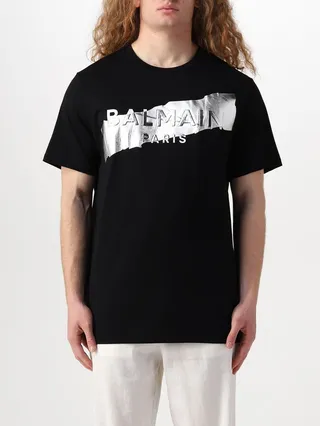 Balmain cotton t-shirt with logo