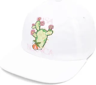 Embroidered-Detail Baseball Cap