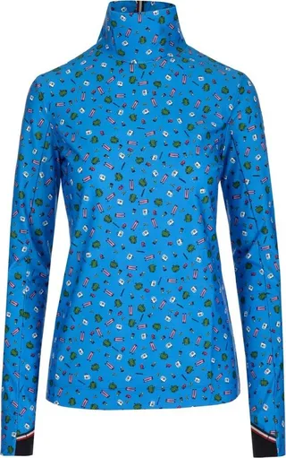 Moncler Grenoble Graphic Printed Turtleneck Top
