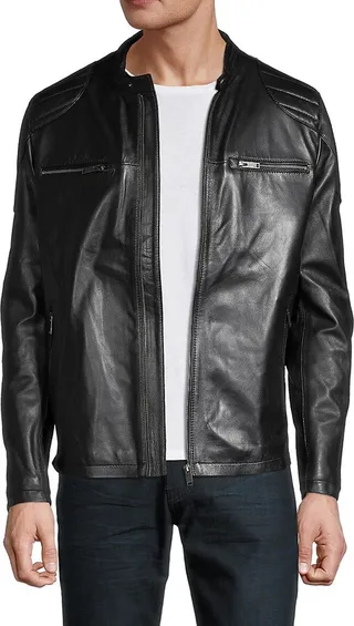 Leather Moto Jacket