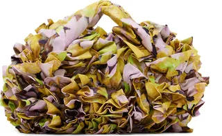 Dries Van Noten Yellow Ruffle Bag
