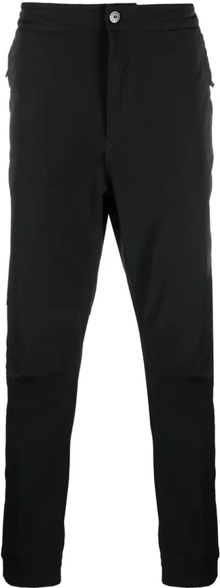High-Waisted Slim-Fit Trousers