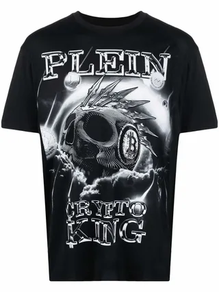 'Crypto King' cotton T-shirt