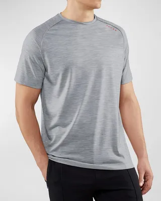 Men's Logo-Print Wool Jersey T-Shirt