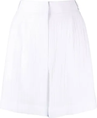 Plissé Tailored Shorts
