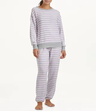 Westport Sleep Set in Lilac Stripes
