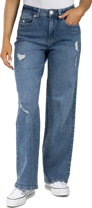 Indigo Rein Juniors' Skater Ripped Jeans