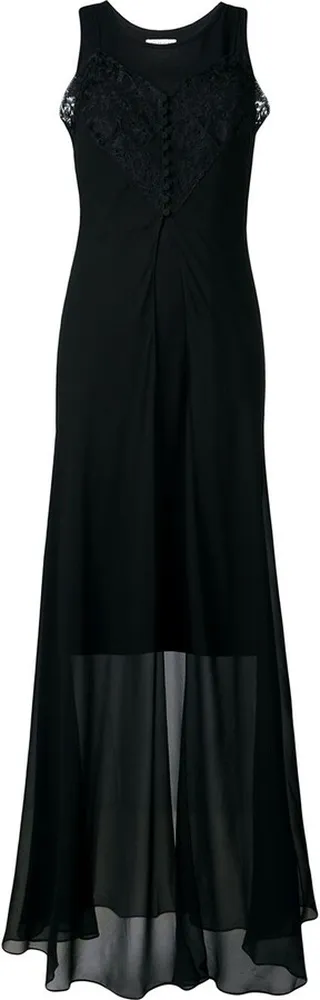 Layered-Effect Maxi Dress