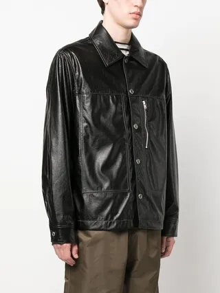 Black Ryder Faux Leather Jacket