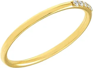 14K Yellow Gold & 0.05 TCW Diamond Ring
